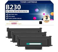B230 Cartuccia Toner ad alta Capacità - Cartuccia Toner Compatibile 009R04400 con Chip per Xerox B230 B225 B235 Stampanti, Alta Capacità 6000 Pagine,3*Black