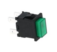 B280 BEST SOLUTIONS - INTERRUTTORE BIPOLARE VERDE 4 FASTON 10(4)A 250V SERIE LC8