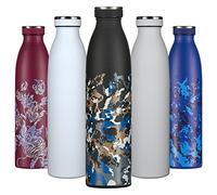 B2DO Borraccia Termica 750ml Verde Marrone | Bottiglia d'Acqua Acciaio Inox thermo | Bottiglia per Acqua Isolamento Sottovuoto | Doppia parete isolato Termica Bottiglia riutilizzabile senza BPA