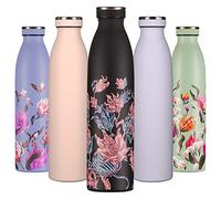 B2DO Bottiglia d'acqua isotermica 750 ml nero Esplat | Borraccia in metallo riutilizzabile a doppia parete sottovuoto | Borraccia in acciaio inox termica sportiva | Borraccia termica senza BPA