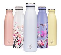 B2DO for GH Borraccia Termica 500ml Nebbia Blu| Bottiglia d'Acqua Acciaio Inox Thermos| Bottiglia per Acqua Isolamento Sottovuoto| Doppia parete isolato | Termica bottiglia Senza BPA