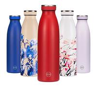 B2DO for GH Borraccia Termica 500ml Rosso Rubino| Bottiglia d'Acqua Acciaio Inox Thermos| Bottiglia per Acqua Isolamento Sottovuoto| Doppia parete isolato | Termica bottiglia Senza BPA