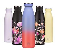 B2DO for GH Borraccia Termica 500ml Rubino Lilla| Bottiglia d'Acqua Acciaio Inox Thermos| Bottiglia per Acqua Isolamento Sottovuoto| Doppia parete isolato | Termica bottiglia Senza BPA