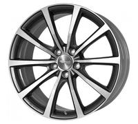 B32 Brock 9,5 x 19 et 48 girobulloni 5 x 112 66,6 580070996 centratura Hub, himalaya-grey front-polished