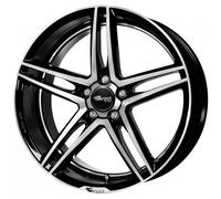 B33 Brock 8,5 x 19 et 45 girobulloni 5 x 108 Hub centraggio 72,6 580071028, Nero front-polished