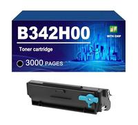 B342H00 Cartuccia Di Toner Compatibile Per Lexmark MB3442adw MB3442i B3442dw B3340dw, Toner Nero 3000 Pagine,B342H00-1 PACK