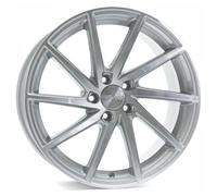 B37 Brock 8,5 x 19 et 47 Bolt Circle 5 x 112 Hub centraggio 66,7 580080864, Cristallo Argento front-polished