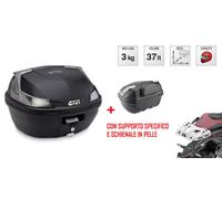 B37NT GIVI BAULETTO 37LT + SUPPORTO e SCHIENALINO per HONDA X-ADV 750 2017 2018