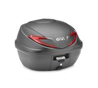 B39N GIVI BAULETTO MONOLOCK 39L NERO CATADIOTTRI ROSSI CON PIASTRA UNIVERSALE