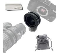 B4 a P/Q Lens Mount Adapter Compatibile con B4 2/3" Broadcast Grade Mount Lens to P/Q DSLR Camera come: PQ, PQ10, PQ-7, PQ-S1, PQ Limited Silver ecc+con treppiede+panno per la pulizia dell'obiettivo
