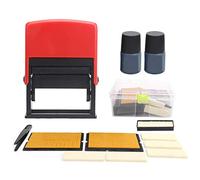 B4 Date Coding Machine, Manual Ink Stamping Printing Tool, High Definition Dotting Font Version, Quick Drying Ink, ABS Non Material, for Various Planes and Surfaces,