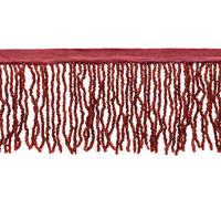 B40684-GL-E10-Y12, Craft-Fringe-Trim, Scuro Vino Rosso [11m]