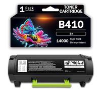 B410 B415 Cartuccia toner nera ad alta capacità 006R04725 006R04726 006R04727 Sostituzione cartuccia inchiostro per stampante laser Xerox B410 B415DN B415, stampa chiara (con chip),14000 Pages-1 PACK