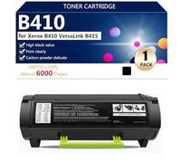B410 Cartuccia Toner Sostitutiva con Chip per Xerox B410 VersaLink B415 Stampanti, per Scuole Ospedali Banche,Black-1 pack
