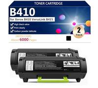 B410 Cartuccia Toner Sostitutiva con Chip per Xerox B410 VersaLink B415 Stampanti, per Scuole Ospedali Banche,Black-2 pack