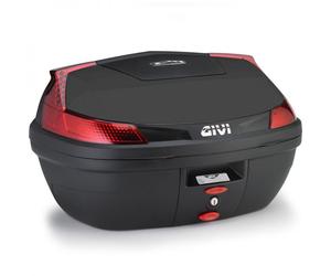 B4700NML - Valigia Bauletto Givi Monolock B47 Blade Nero Rosso 47lt