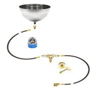 B4BK 11 " Fuoco Ciotola SS316 Bruciatore Completo Deluxe Kit 4 Pre Scandagliato