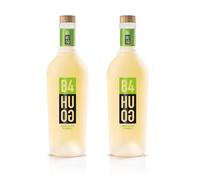 B4HUGO Liquore Fiori di Sambuco 700ml - Liquore Aperitivo Liquore Italiano Naturale dall' Infusione in Alcool di Fiori di Sambuco - Preparazione Cocktail Hugo e Mojito - 20% vol. (2 Bottiglie)