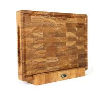 B4K Tagliere in Legno di Quercia con Supporto 40x30x4cm