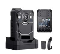 B4K3 2K Fotocamera montata sul corpo Batteria da 128 GB 4000 mAh 13 ore di registrazione Videocamera GPS IP68 indossata dal Cam della polizia