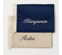 B4P Tappeto da preghiera con nome Eid Mubarak Regalo Seccade Isimli Namazlik Sajada Sedschade Ramazan Kurban Bayram Hediyesi