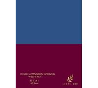 B5 Grid Composition Graph Paper Notebook "Wild Berry" for math, graphing, writing and more Large Size 8,5 x 11 in, 120 Pages: For students, adults, ... use, the Great Size to fit in your Backpack