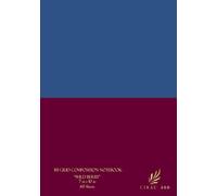 B5 grid Composition Graph Paper Notebook "Wild Berry". Medium Size 7 x 10 in. Designed for Math, Graphing, Writing, Brainstorming, List-making and ... Office, College or Personal use. Lovely Gift