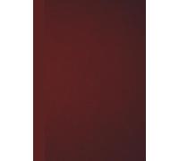 B5 Plain Dark Red Notebook: 80gsm Blank Page Sketchbook for Pencil & Ballpoint Pen | Lightweight Unruled Notepad for Drawing & Mind Mapping | Minimalist Artist Supplies
