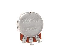 B500K Potenziometro Splined Chitarra Elettrica Basso Effetto Amp Tone Parte Interruttore di Alimentazione 12v Rotondo