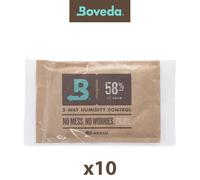 B58 Boveda 58% - 10 Bustine da 67g per Umidità Costante - Conservazione sicura