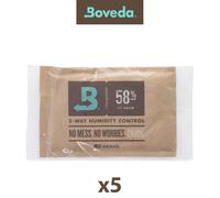 B58 Boveda 58% - 5 Bustine da 67g per Umidità Costante - Conservazione sicura