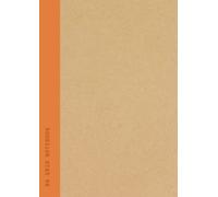 B6 Grid Notebook: Orange Spine | 5mm Grid Ruled | School, Lab & College Subject Recycled Graph Notebook - 90 Pages Recycled Paper