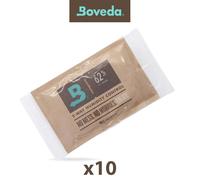 B62 Boveda 62% - 10 Bustina da 67g per Umidità Costante - Conservazione sicura