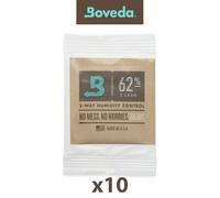 B62 Boveda 62% - 10 Bustine da 8g per Umidità Costante - Conservazione sicura