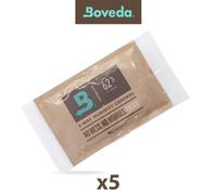 B62 Boveda 62% - 5 Bustine da 67g per Umidità Costante - Conservazione sicura