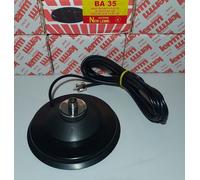 BA-35 BASE MAGNETICA CALAMITA PER ANTENNA CB VHF UHF CON CAVO RG-58 ATTACCO PL