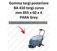 BA 410 GOMMA TERGI posteriore per tergipavimento curvo Nilfisk