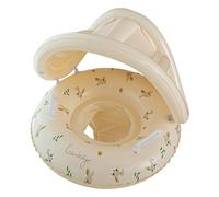 Ba-by Galleggiante Per Piscina, Con Sedile Di Sicurezza Ombrellino Rimovibile, 55x52 Cm, Galleggiante Per Gonfiabile Ba-by, Tuta Ad Anello Per Piscina Tod-Dler, Giocattolo Per Tetto Di Protezi