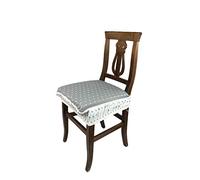 BA COLLECTION Coppia Cuscino Coprisedia con Fascia Elastica Vesti Sedia 2 Pezzi 40x40 0758