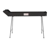 Cruccolini BA15 Barbecue Arrosticini a Carbone, Nero, 113x13x76 cm