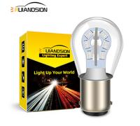 BA15D 2835 24 LED Lampadina Indicatore Auto 1076 Luce Del Freno 12V/24V/48V Blu