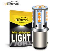 BA15D 3030 21 LED Lampadina Indicatore Auto Lampada 1130 Segnale Luce 24V Giallo