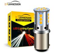 BA15D LED Lampadina Indicatore Auto Lampada 1130 Segnale Luce 10-60V BiancoCaldo