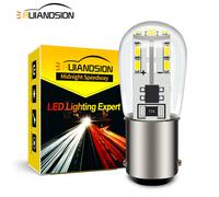 BA15D LED Lampadina Indicatore Moto Luce 1142 Lampada di Segnale24V Bianco/Caldo