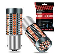 BA15S 1156 LED Lampadina Luce di Retromarcia, 2022 Aggiornata 3020-126SMD CANBUS Senza Errori Rosso 3200LM 25W per 7506 1156A P21W LED Lampadina Della Luci di Parcheggio del Freno di Coda e DRL-2PCS