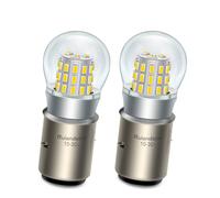 BA20D LED Lampadina Del Motociclo Del Faro H6 ATV Lampada Di Guida 10-30V 4300K