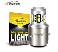 BA21D 2020 21 LED Lampadina Del Motociclo Faro UTV Luce Di Guida 6V BiancoGiallo