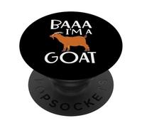 Baaaa Io sono un capra Billy Capra PopSockets PopGrip Adesivo