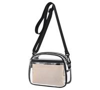 baabeash Borsa Trasparente | Portafoglio Impermeabile Regolabile,Borsa Donna con Tracolla Rimovibile - per Concerti Festival Lavoro Sport Mare Viaggi Outdoor