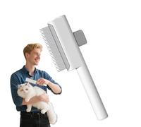 baabeash Pettine per cani che perdono capelli | Pettine per capelli corti e lunghi | Spazzola per rimuovere sciolti e districare per il bagno,Attività all'aperto,Viaggio,Campeggio,Appartamento
